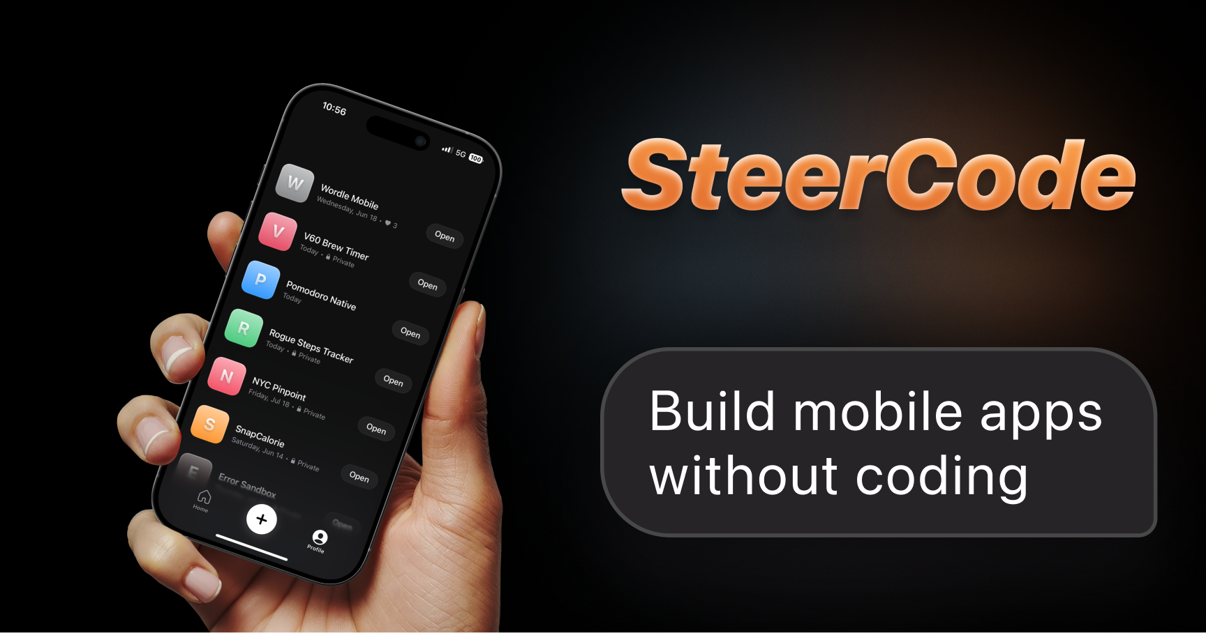 SteerCode preview